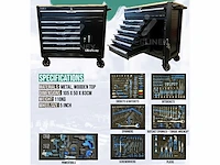 2024 ultratoolz 7/7 xxxl + powertoolz gereedschapswagen - afbeelding 9 van  17