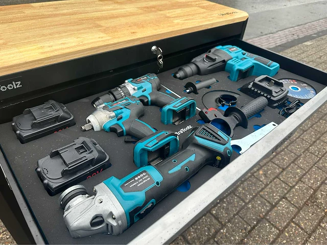 2024 ultratoolz 7/7 xxxl + powertoolz gereedschapswagen - afbeelding 16 van  17