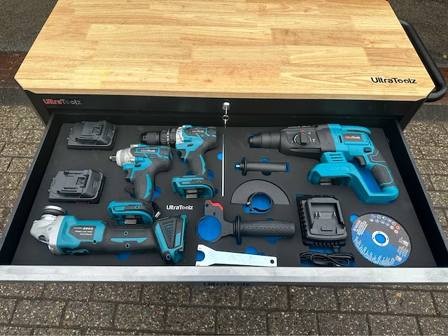 2024 ultratoolz 7/7 xxxl + powertoolz gereedschapswagen - afbeelding 17 van  17