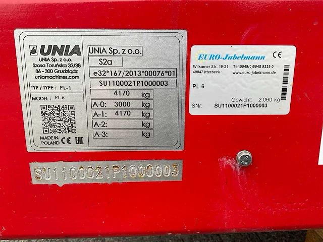 2024 unia pl-6 platform-dieplader - afbeelding 3 van  11