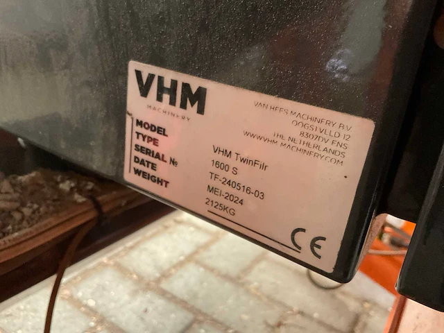 2024 vhm twinfilr 1600s kistenvulmachine - afbeelding 15 van  15