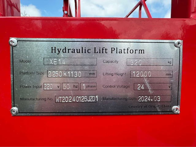 2024 vtc lift xe14 hoogwerker - afbeelding 15 van  22