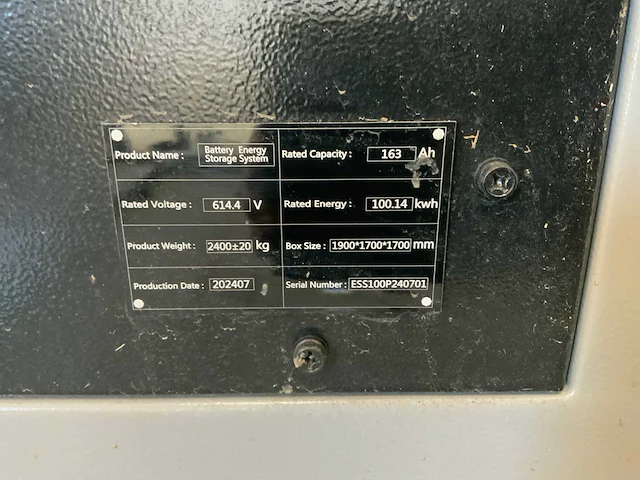 2024 vvu energy site booster 100kwh batterijopslag - afbeelding 9 van  9