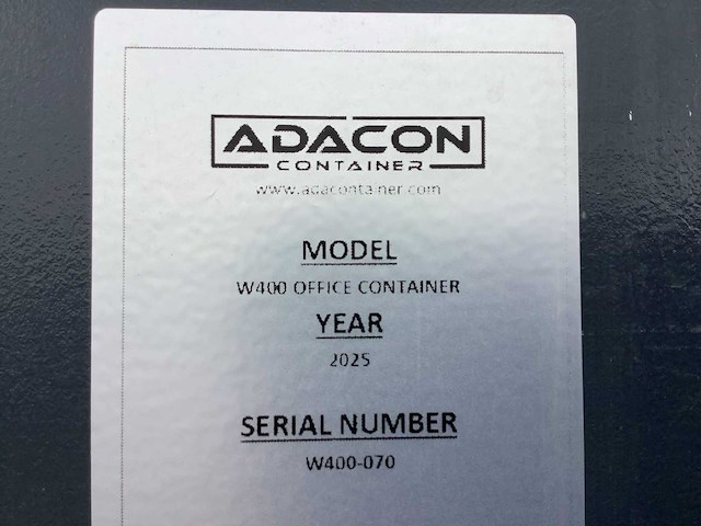2025 - adacon - w400 - kantoorunit (ongebruikt) - afbeelding 7 van  15