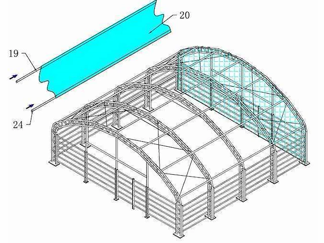 2025 - easy-going - (10x10x4,5 meter) - dierenverblijf / shelter 10 meter - afbeelding 3 van  15