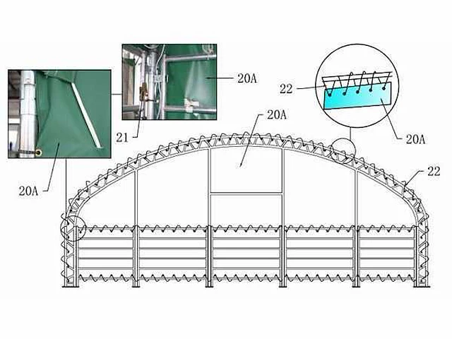 2025 - easy-going - (12x12x5 meter) - dierenverblijf / shelter 12 meter - afbeelding 2 van  13