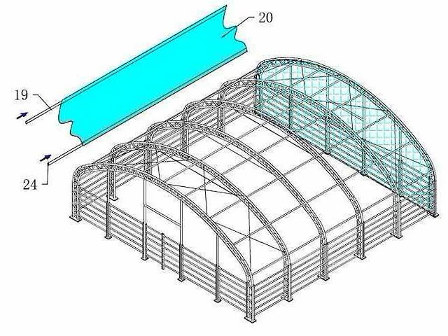 2025 - easy-going - (12x12x5 meter) - dierenverblijf / shelter 12 meter - afbeelding 8 van  13