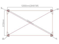 2025 - easy-going - (12x9,15x4,50 meter) - garage tent / opslag shelter 304015r - afbeelding 9 van  11