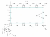 2025 - easy-going - (15,25x10,0x5,20 meter) - garage / tent / opslag shelter 335017dp. - afbeelding 6 van  9