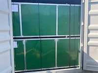 2025 - easy-going - (18,30x12,20x6,40 meter) - army green / garage / tent / opslag shelter 406021dp - afbeelding 5 van  14