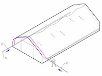 2025 - easy-going - (18,30x12,20x6,40 meter) - army green / garage / tent / opslag shelter 406021dp - afbeelding 9 van  14