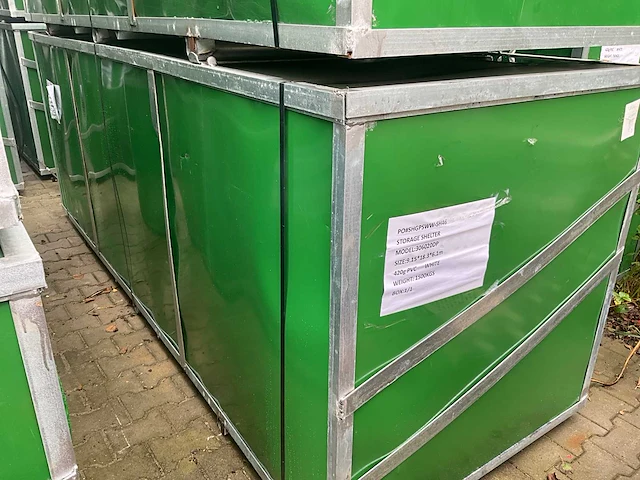 2025 - easy-going - (18,3x9,15x6,1 meter) - garage tent / opslag shelter 306020dp - afbeelding 4 van  12