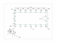 2025 - easy-going - (18,3x9,15x6,1 meter) - garage tent / opslag shelter 306020dp - afbeelding 8 van  12