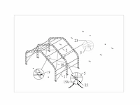 2025 - easy-going - (18,3x9,15x6,1 meter) - garage tent / opslag shelter 306020dp - afbeelding 9 van  12