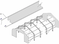 2025 - easy-going - (18,3x9,15x6,1 meter) - garage tent / opslag shelter 306020dp - afbeelding 11 van  12