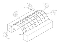2025 - easy-going - 2024 - (6x6x2 meter) - shelter overkapping / tent tussen 2 containers c2040h - afbeelding 8 van  18