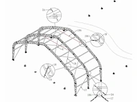 2025 - easy-going - (30,5x15,25x7,01 meter) - garage tent / opslag shelter 5010023p - afbeelding 3 van  23