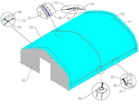 2025 - easy-going - (30,5x15,25x7,01 meter) - garage tent / opslag shelter 5010023p - afbeelding 20 van  23