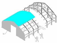 2025 - easy-going - (30,5x15,25x7,01 meter) - garage tent / opslag shelter 5010023p - afbeelding 22 van  23