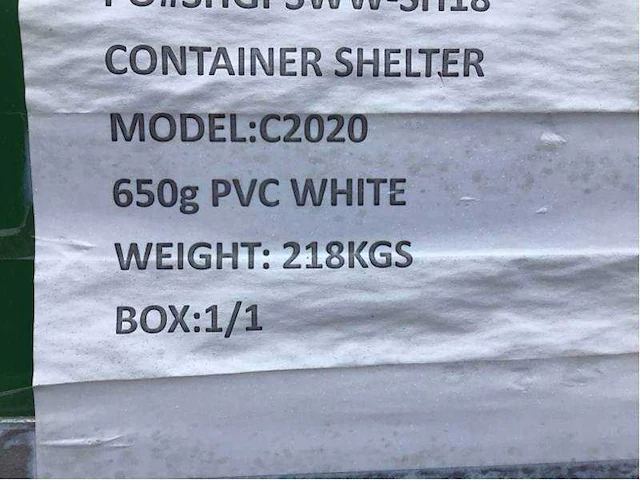 2025 - easy-going - (6x6x2 meter) - shelter overkapping / tent tussen 2 containers c2020 - afbeelding 28 van  28
