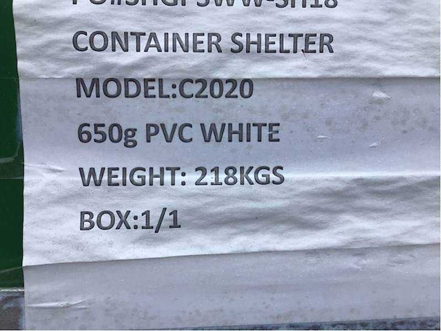 2025 - easy-going - (6x6x2 meter) - shelter overkapping / tent tussen 2 containers c2020 - afbeelding 28 van  28