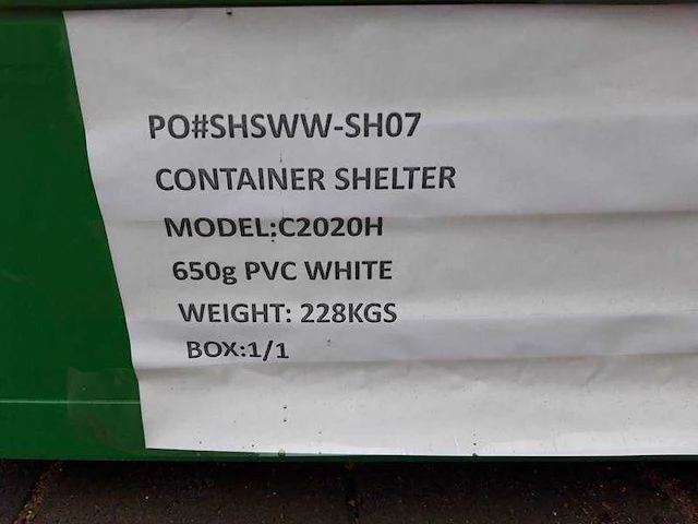 2025 - easy-going - (6x6x2 meter) - shelter overkapping / tent tussen 2 containers c2020h - afbeelding 8 van  18