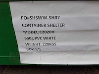 2025 - easy-going - (6x6x2 meter) - shelter overkapping / tent tussen 2 containers c2020h - afbeelding 8 van  18