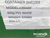 2025 - easy-going - (6x6x2 meter) - shelter overkapping / tent tussen 2 containers c2040h - afbeelding 16 van  18
