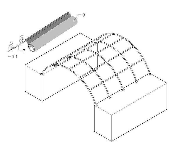 2025 - easy-going - (6x6x2 meter) - shelter overkapping / tent tussen 2 containers c2040h - afbeelding 9 van  18