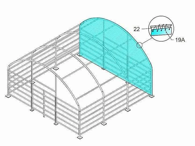 2025 - easy-going - (6x6x3,7 meter) - dierenverblijf / shelter 6 meter - afbeelding 3 van  14