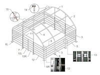 2025 - easy-going - (6x6x3,7 meter) - dierenverblijf / shelter 6 meter - afbeelding 13 van  14