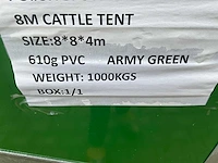 2025 - easy-going - (8x8x4,0 meter) - dierenverblijf / shelter 8 meter - afbeelding 6 van  14