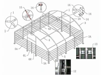 2025 - easy-going - (8x8x4,0 meter) - dierenverblijf / shelter 8 meter - afbeelding 12 van  14