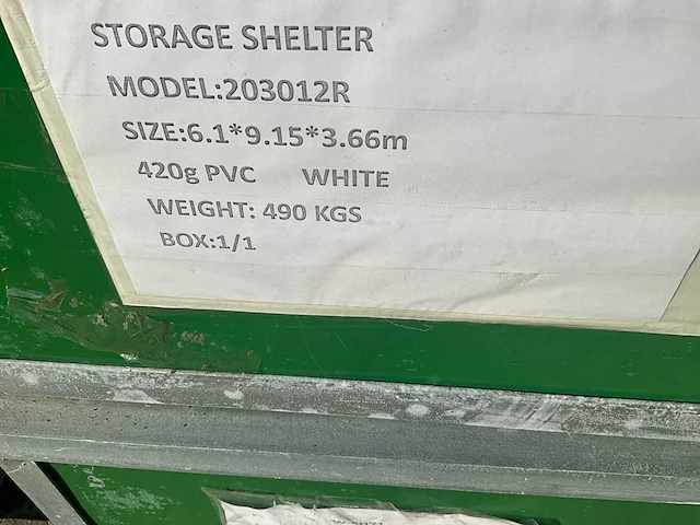 2025 - easy-going - (9,15x6,10x3,65 meter) - garage / tent / opslag shelter 203012r - afbeelding 11 van  19