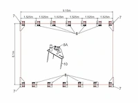 2025 - easy-going - (9,15x6,10x3,65 meter) - garage / tent / opslag shelter 203012r - afbeelding 9 van  18