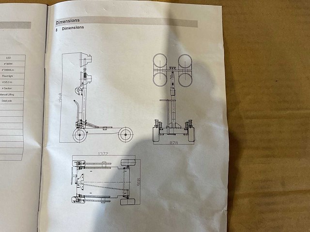 2025 - hunter pro - gltw550-103 - bouwlamp - licht toren - afbeelding 25 van  26