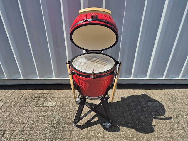 2025 - kamado bbq 21 inch rood - afbeelding 7 van  11
