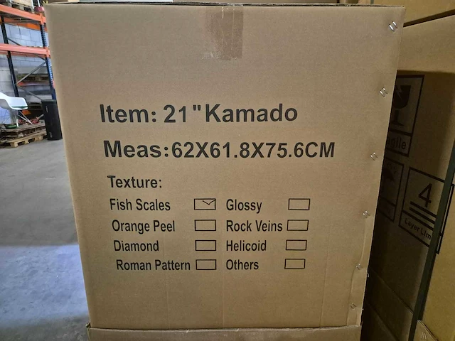 2025 - kamado bbq 21 inch zwart - afbeelding 8 van  8