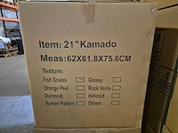 2025 - kamado bbq 21 inch zwart - afbeelding 8 van  8