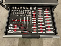 2025 - sg werkzeuge 7 laden 266 pc’s blacklist gereedschapswagen gevuld - afbeelding 16 van  22