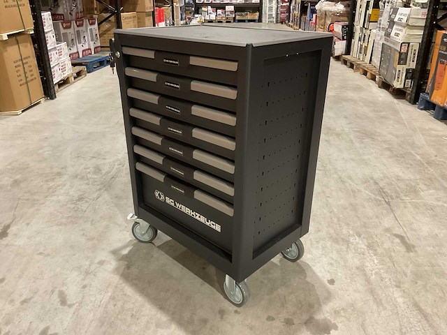 2025 - sg werkzeuge 7 laden 266 pc’s blacklist gereedschapswagen gevuld - afbeelding 9 van  22