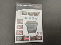 2025 - sg werkzeuge 7 laden 266 pc’s blacklist gereedschapswagen gevuld - afbeelding 11 van  22