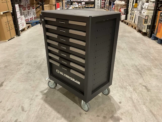 2025 - sg werkzeuge 7 laden 266 pc’s blacklist gereedschapswagen gevuld - afbeelding 9 van  22
