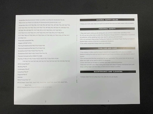 2025 - sg werkzeuge 7 laden 266 pc’s blacklist gereedschapswagen gevuld - afbeelding 14 van  22