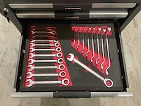 2025 - sg werkzeuge 7 laden 266 pc’s blacklist gereedschapswagen gevuld - afbeelding 18 van  22