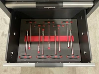 2025 - sg werkzeuge 7 laden 266 pc’s blacklist gereedschapswagen gevuld - afbeelding 22 van  22