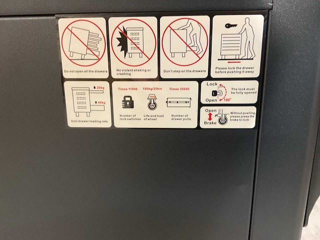 2025 - sg werkzeuge 7 laden 266 pc’s blacklist gereedschapswagen gevuld - afbeelding 14 van  22