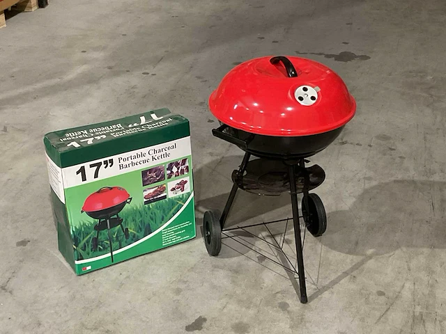 2025 17” mobiele houtskool ketel vorm bbq (5x) - afbeelding 12 van  20