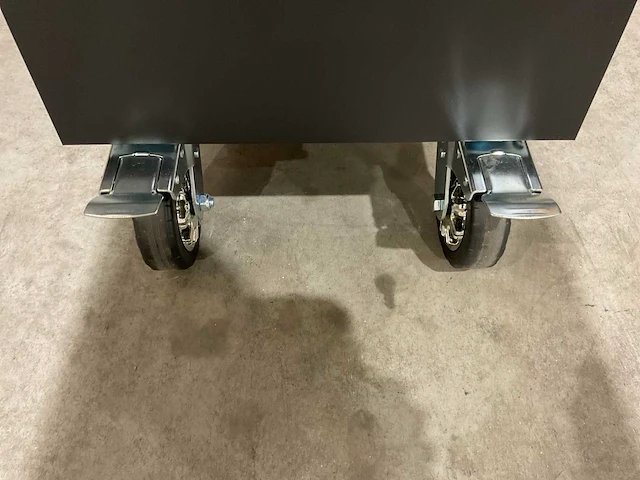 2025 72” 15 laden htc7215pc-1 zwart/hout gereedschapswagen - afbeelding 6 van  16