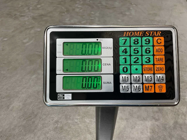 2025 acs-9041 hs-2005 max 150kg vloerweegschaal - afbeelding 5 van  15